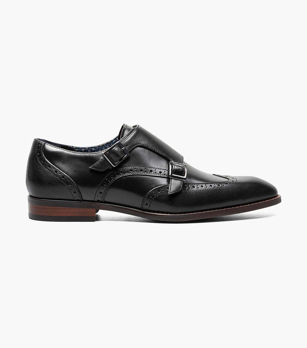 Stacy Adams Karson Wingtip Double Monk Strap by Stacy Adams Shoes - 7