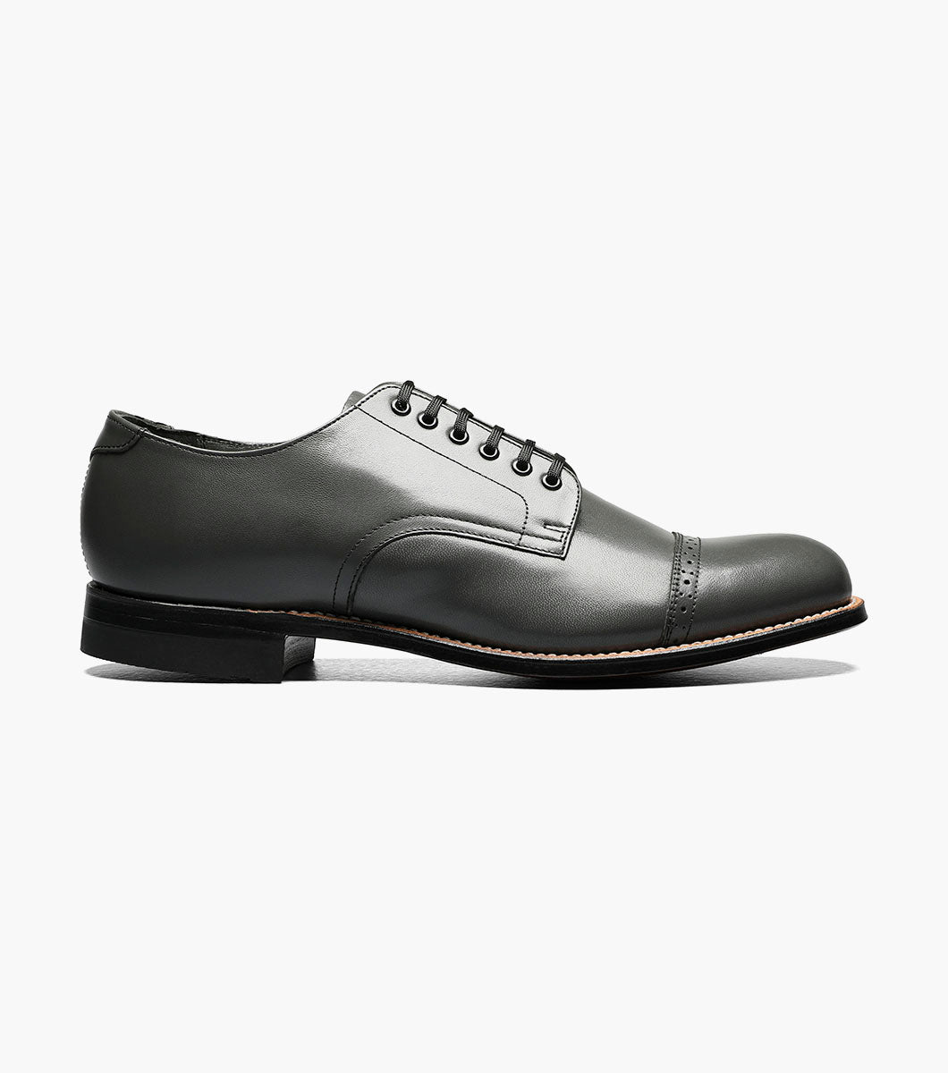 Stacy Adams MADISON Cap Toe Oxford Steel Gray by Stacy Adams Shoes
