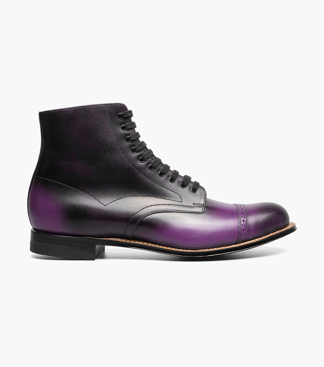Stacy Adams Madison Cap Toe Lace Up Boot by Stacy Adams Shoes - 7
