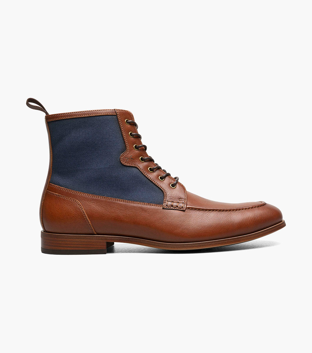 Stacy Adams Brumley Moc Toe Lace Up Boot by Stacy Adams Shoes - 7