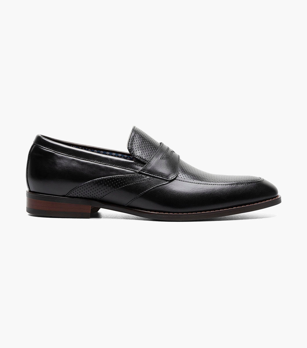 Stacy Adams Karnes Moc Toe Penny Slip On by Stacy Adams Shoes - 10.5