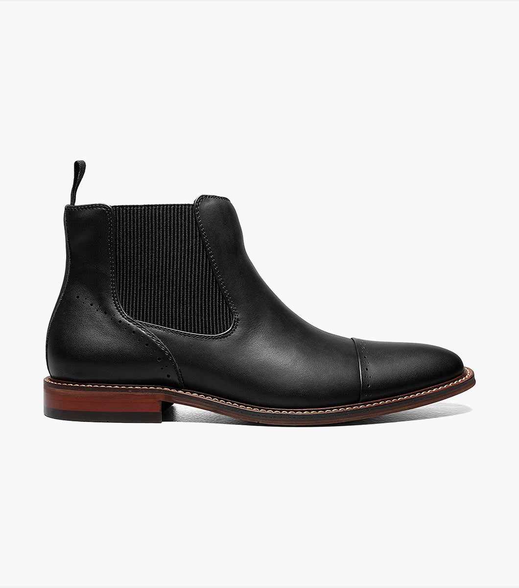 Stacy Adams Maury Cap Toe Chelsea Boot by Stacy Adams Shoes - 11.5