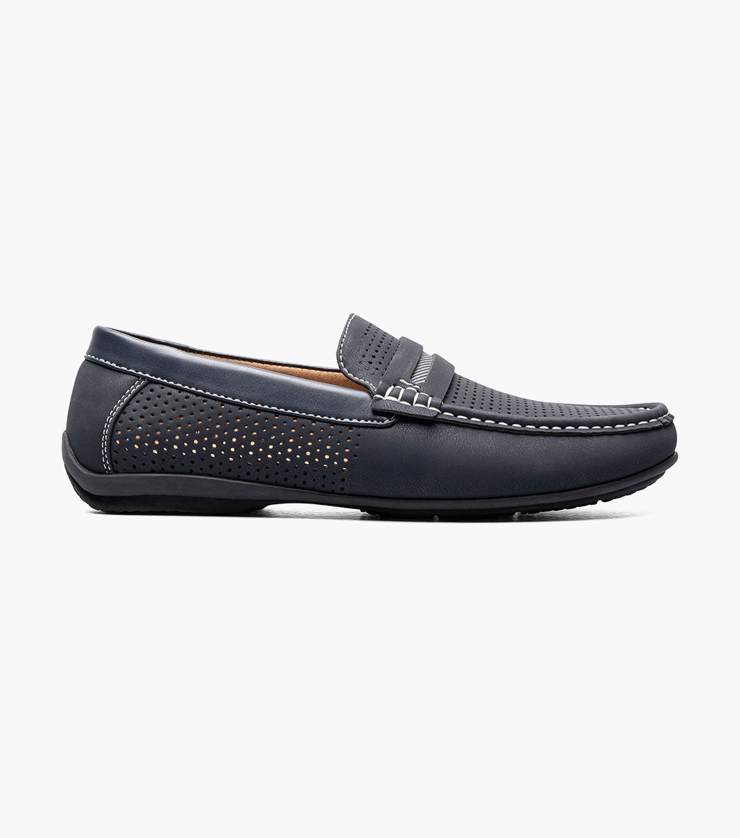 Stacy Adams Corby Moc Toe Saddle Slip On by Stacy Adams Shoes - 7
