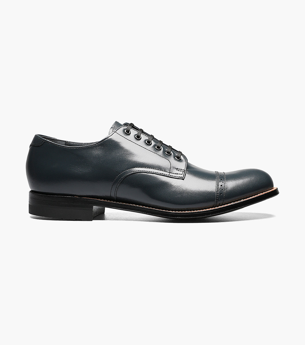 Stacy Adams MADISON Cap Toe Oxford Navy by Stacy Adams Shoes - 7