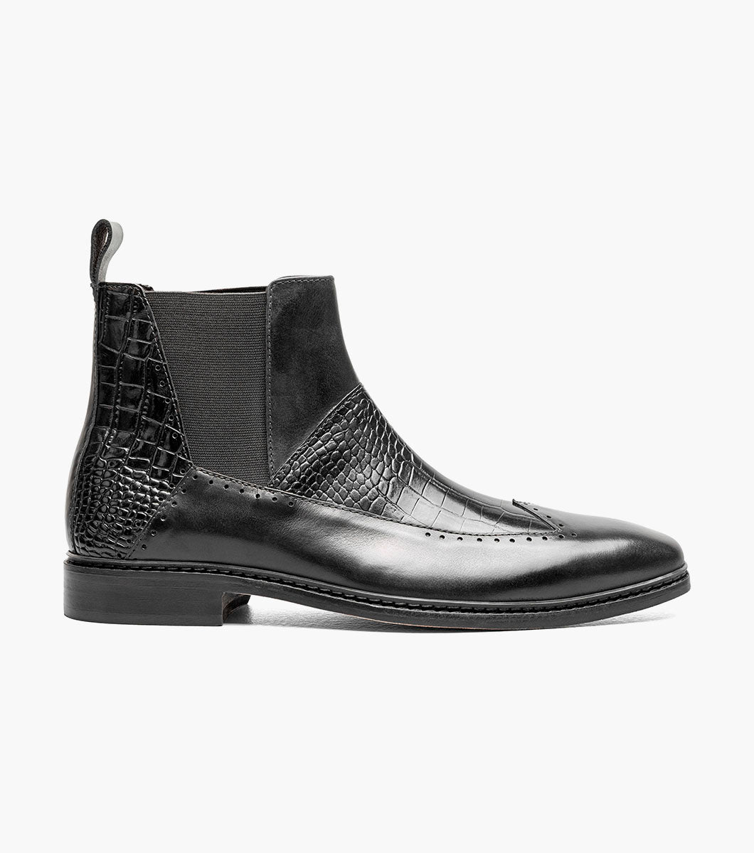 Stacy Adams Garza Wingtip Chelsea Boot by Stacy Adams Shoes