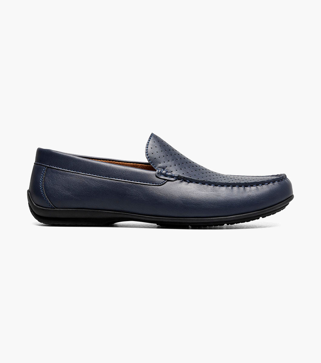 Stacy Adams Conroy Moc Toe Perf Slip On by Stacy Adams Shoes - 7