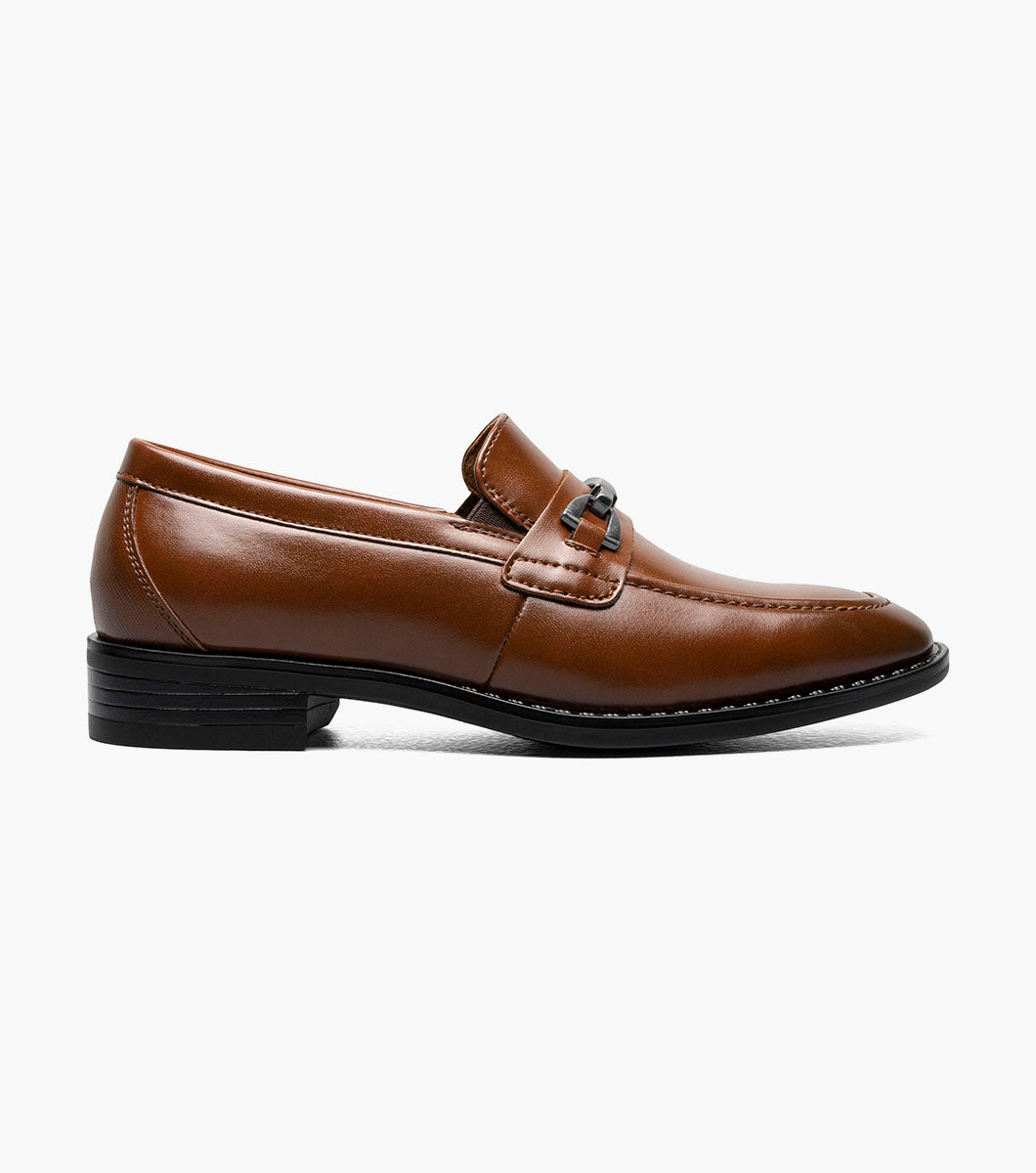 Stacy Adams Kids Kaylor Moc Toe Bit Slip On by Stacy Adams Shoes - 11