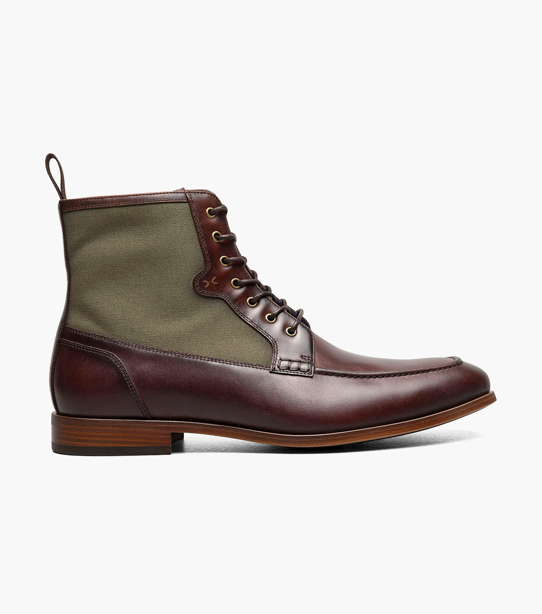 Stacy Adams Brumley Moc Toe Lace Up Boot by Stacy Adams Shoes - 7