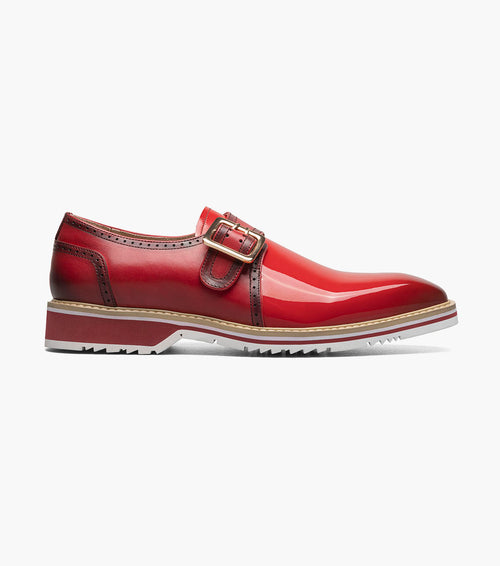 Stacy Adams Bartram Plain Toe Monk Strap by Stacy Adams Shoes