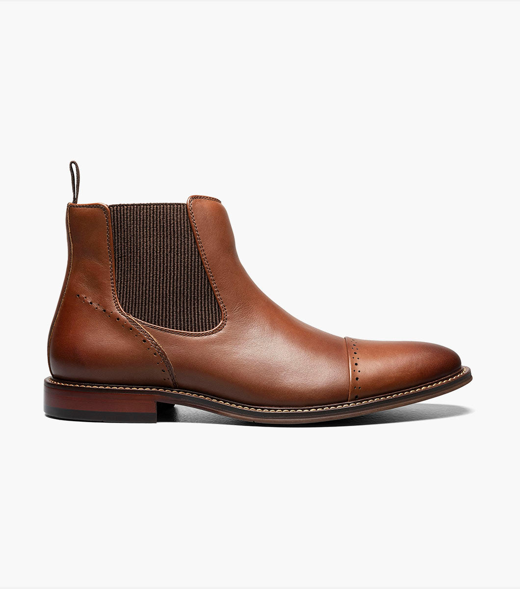 Stacy Adams Maury Cap Toe Chelsea Boot by Stacy Adams Shoes - 11.5