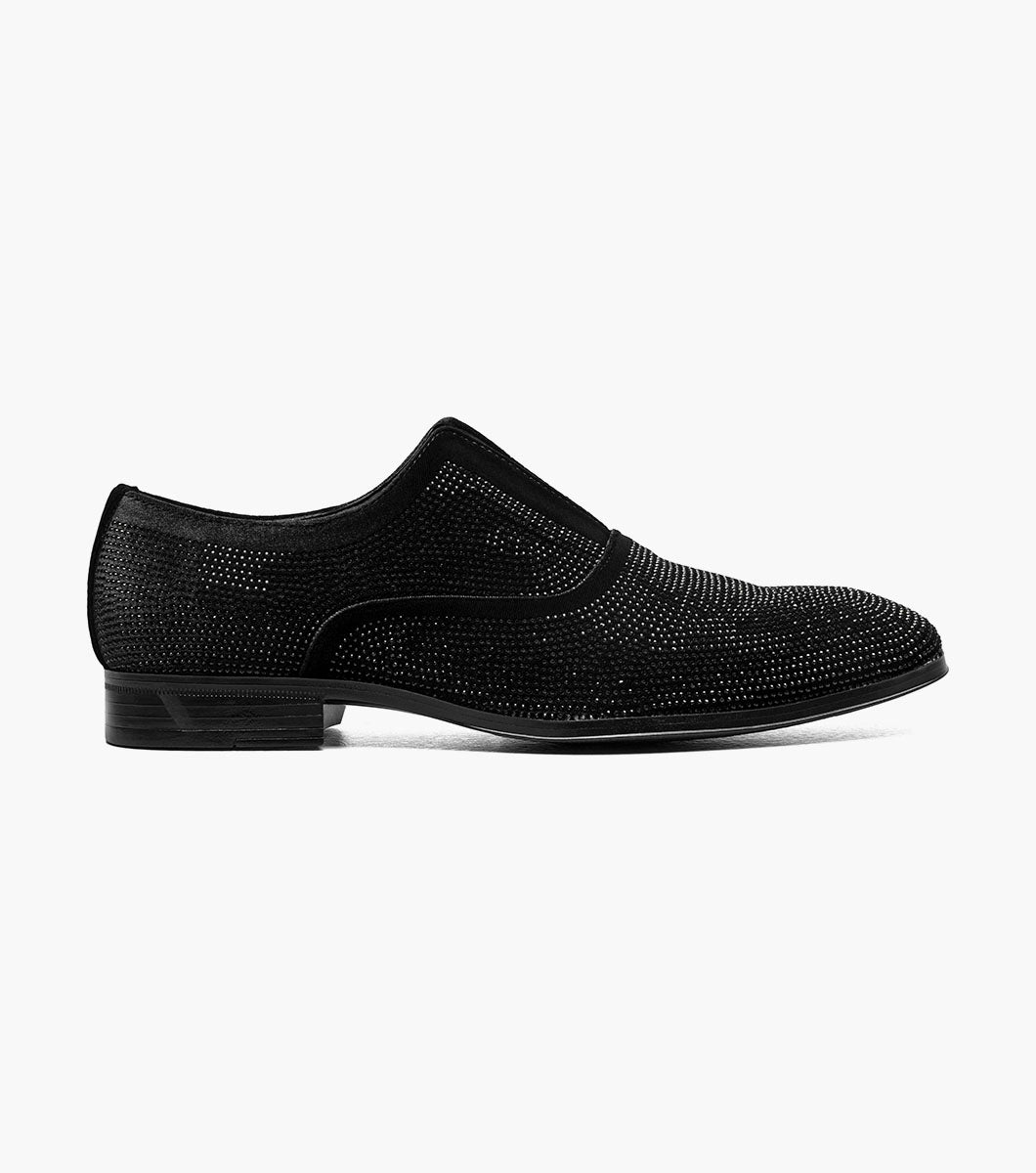 Stacy Adams Starleigh Rhinestone Plain Toe Slip On by Stacy Adams Shoes - 7
