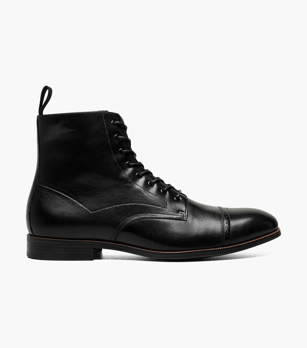 Stacy Adams Henry Cap Toe Lace Up Boot by Stacy Adams Shoes - 7