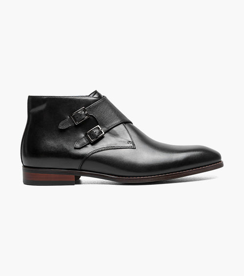 Stacy Adams Kaius Plain Toe Double Monk Strap Boot by Stacy Adams Shoes