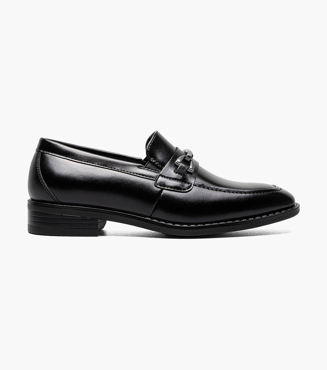 Stacy Adams Kids Kaylor Moc Toe Bit Slip On by Stacy Adams Shoes - 11