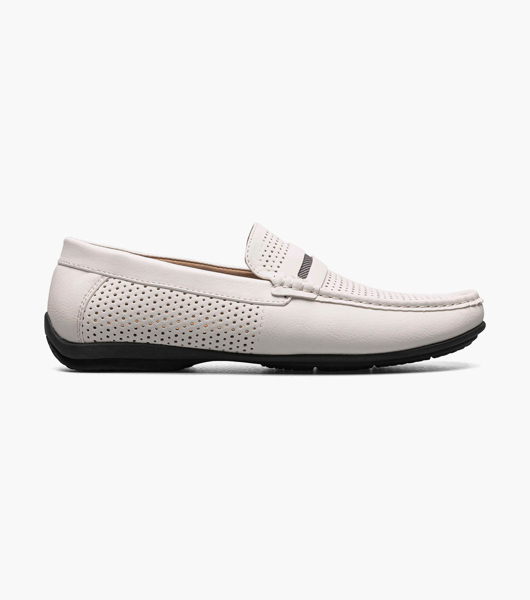 Stacy Adams Corby Moc Toe Saddle Slip On by Stacy Adams Shoes - 7
