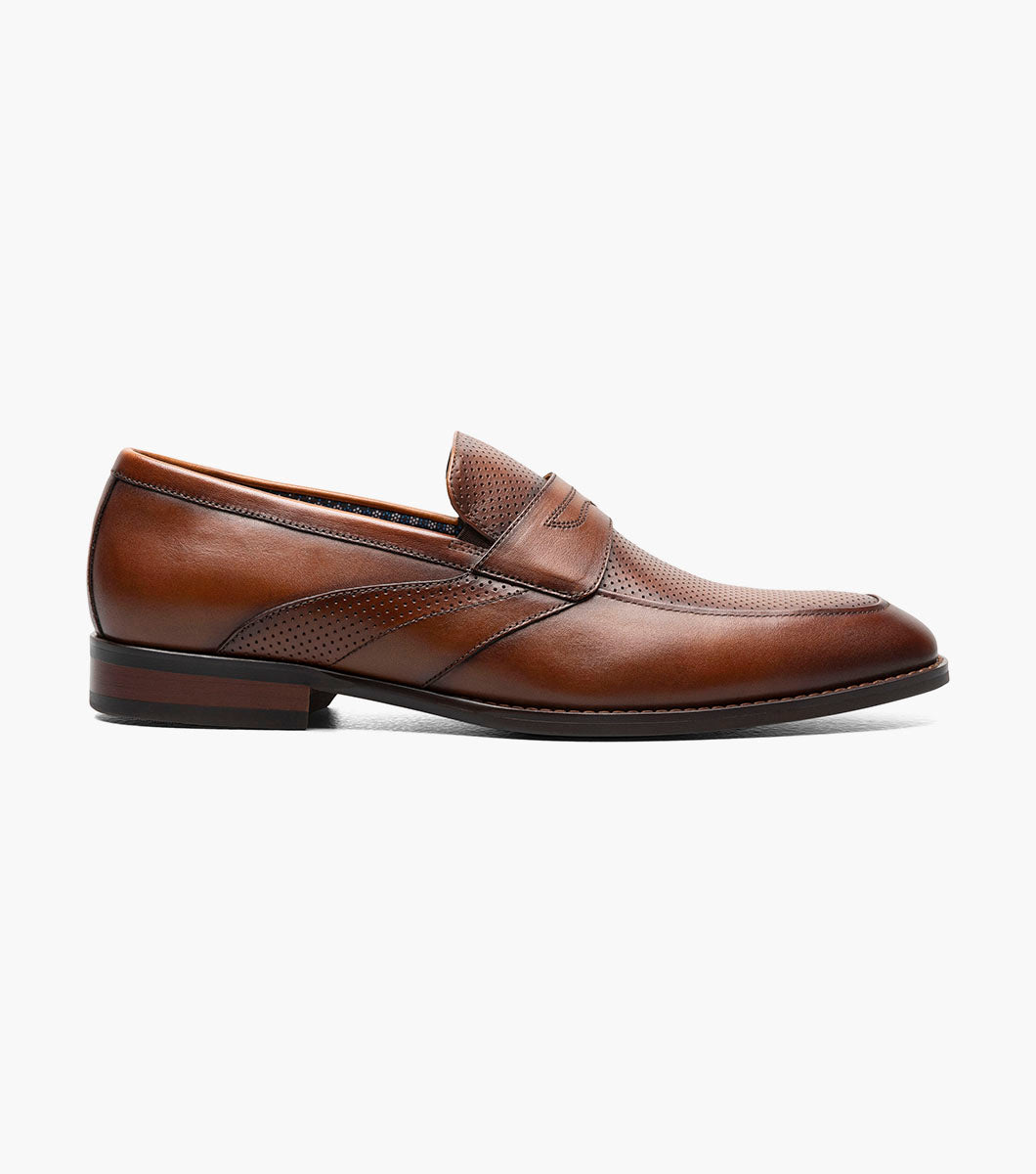 Stacy Adams Karnes Moc Toe Penny Slip On by Stacy Adams Shoes - 10.5