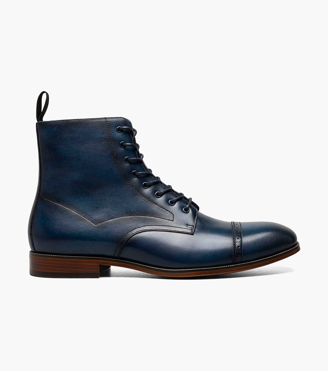 Stacy Adams Henry Cap Toe Lace Up Boot by Stacy Adams Shoes - 7