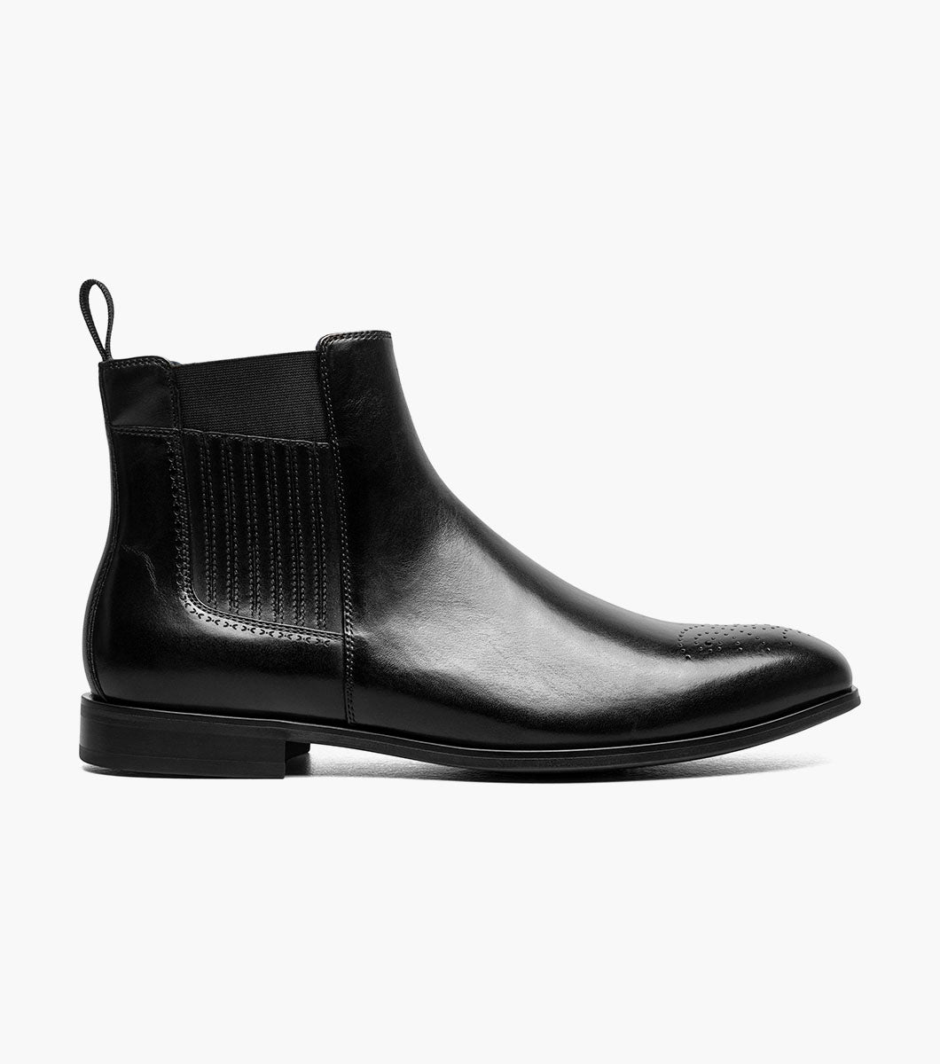 Stacy Adams Bradley Plain Toe Chelsea Boot by Stacy Adams Shoes - 7