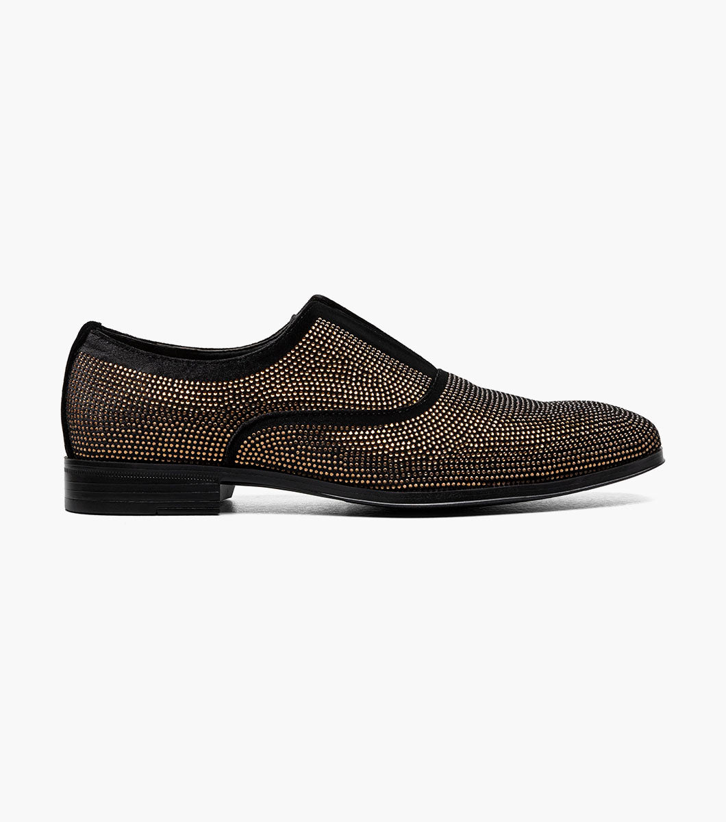 Stacy Adams Starleigh Rhinestone Plain Toe Slip On by Stacy Adams Shoes - 7