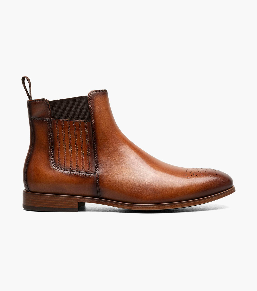 Stacy Adams Bradley Plain Toe Chelsea Boot by Stacy Adams Shoes - 7