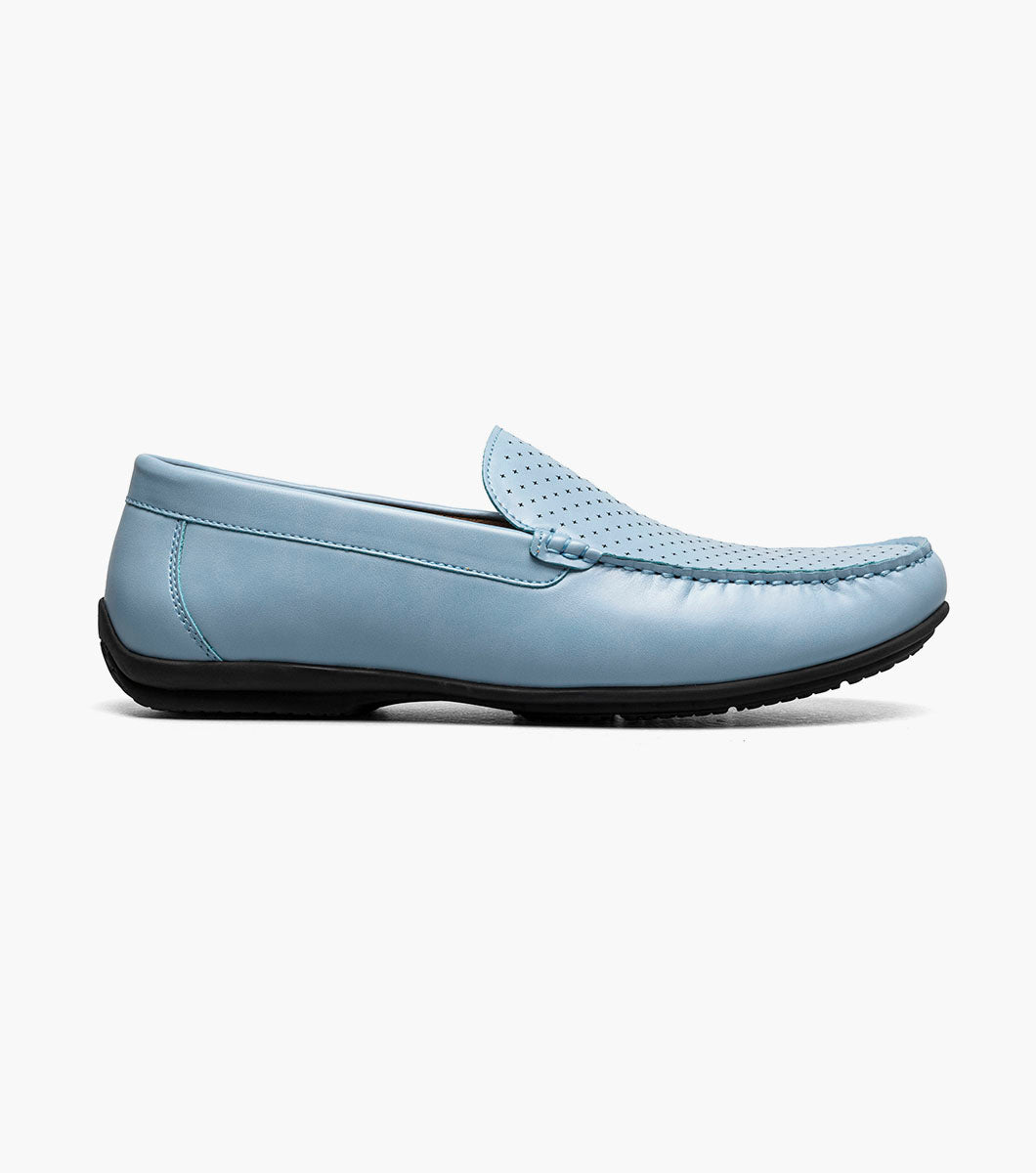Stacy Adams Conroy Moc Toe Perf Slip On by Stacy Adams Shoes - 7