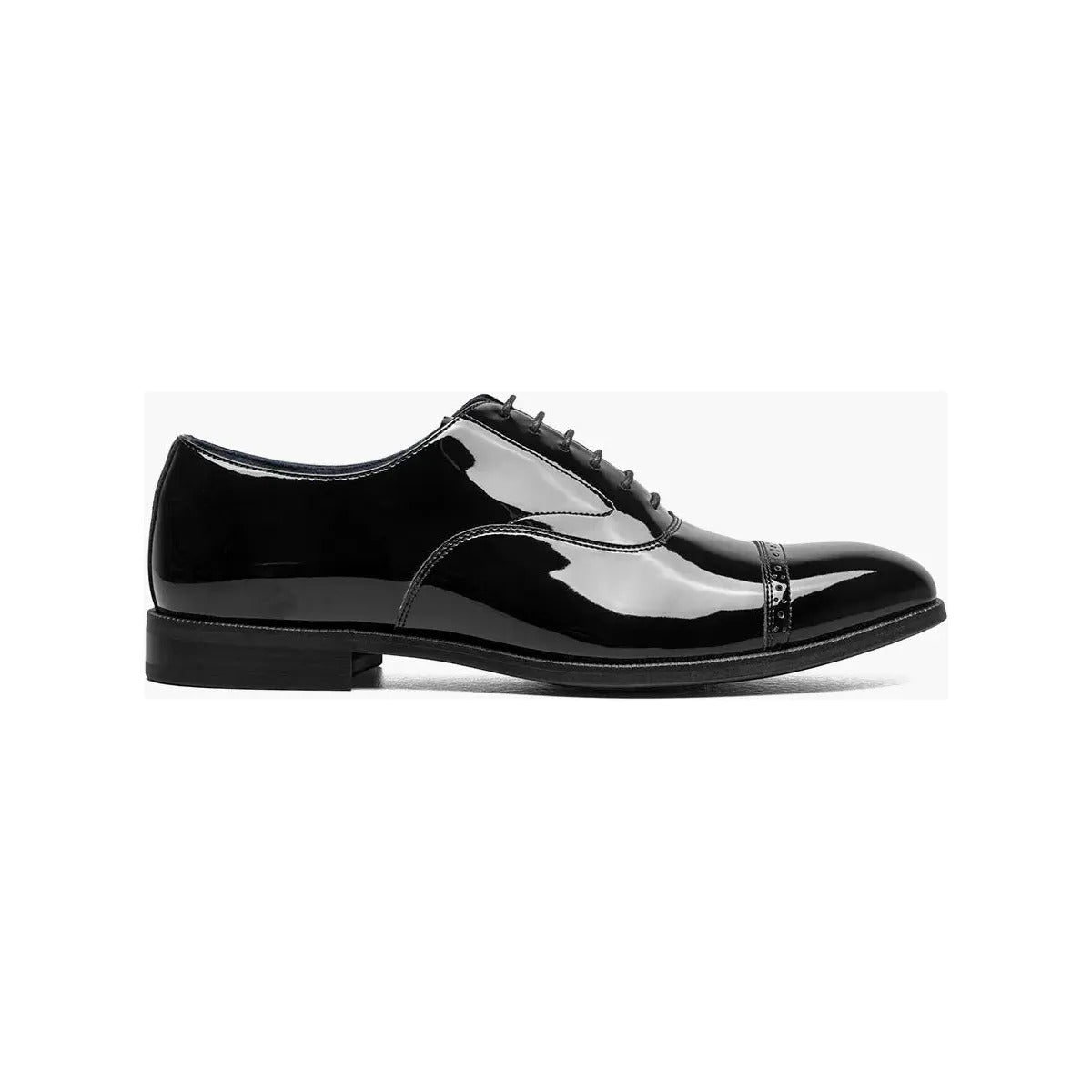 Stacy Adams Concorde II Cap Toe Oxford Tuxedo Shoes Black Patent 25721-004 - 6