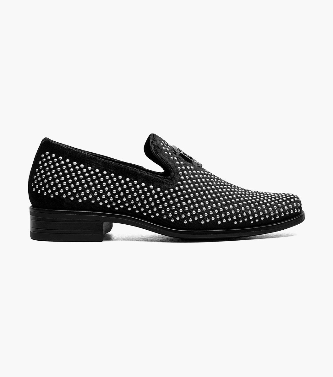 Stacy Adams Kids Swagger Studded Slip On by Stacy Adams Shoes - 13