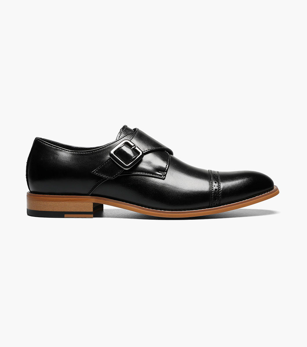 Stacy Adams Desmond Cap Toe Monk Strap by Stacy Adams Shoes - 7