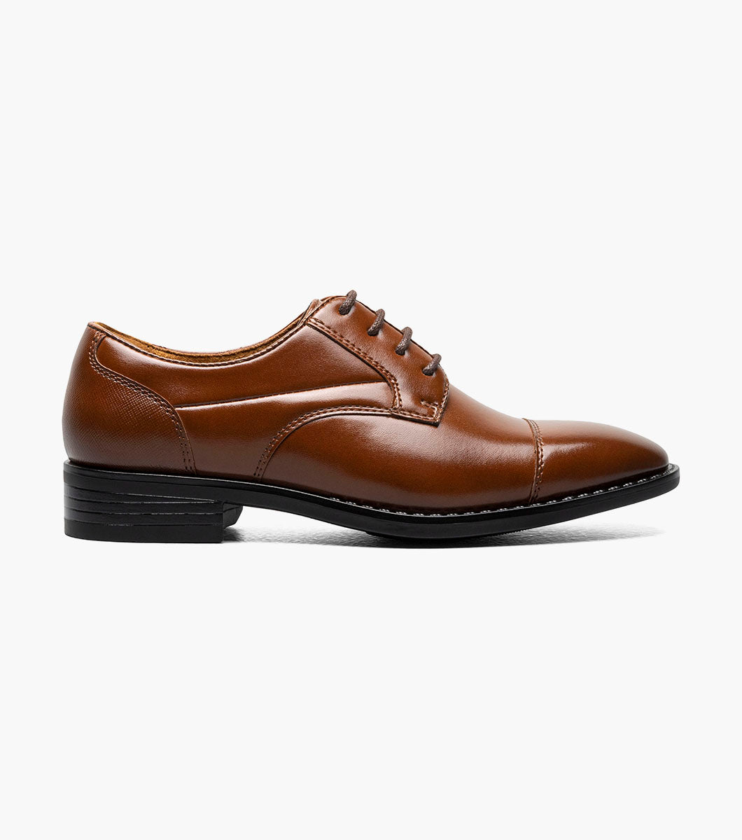 Stacy Adams Kids Kallum Cap Toe Oxford by Stacy Adams Shoes - 11.5