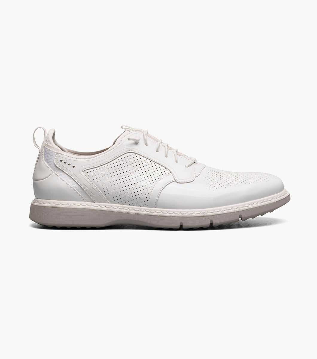 Stacy Adams Spyre Plain Toe Elastic Lace Up by Stacy Adams Shoes - 8