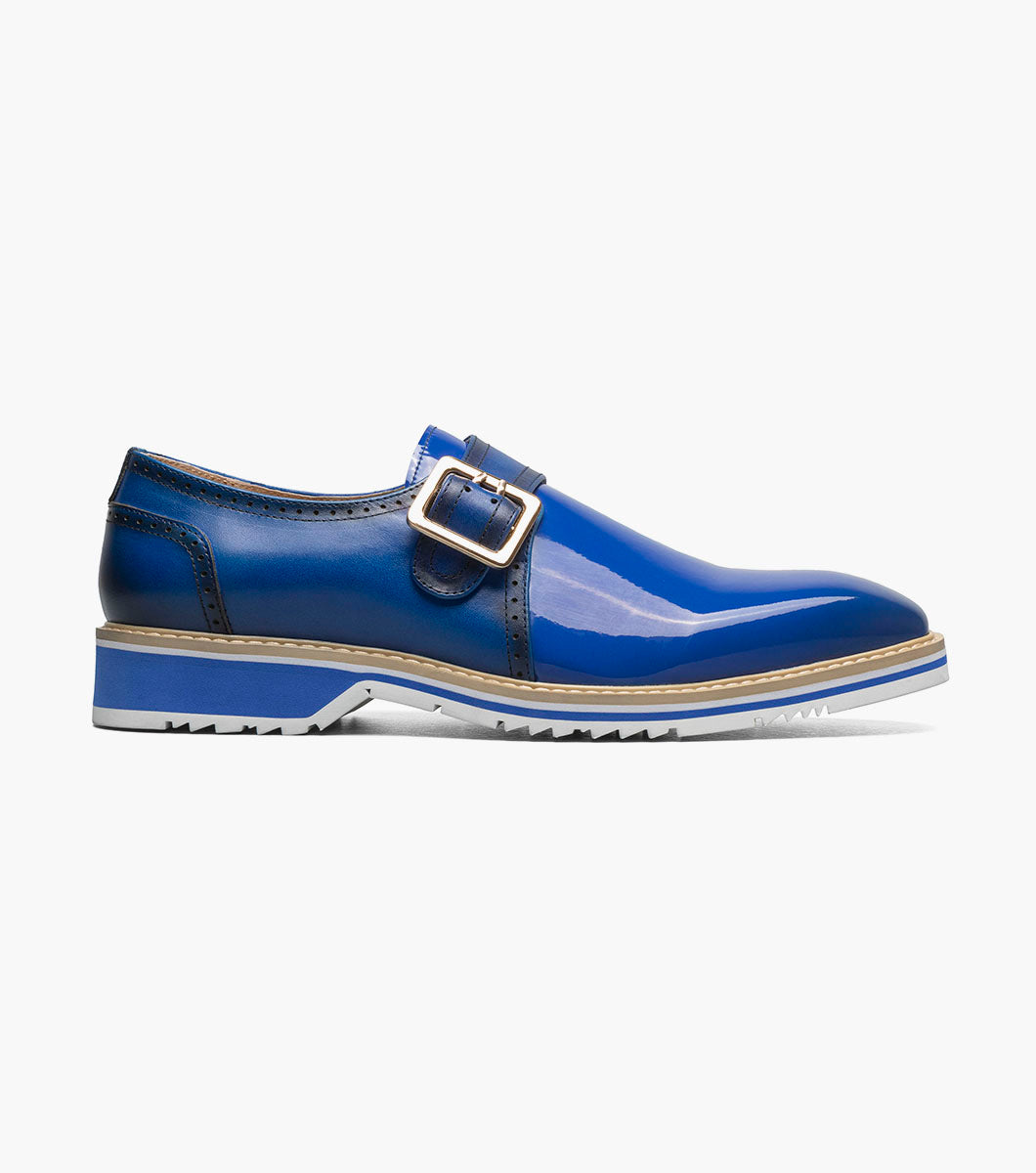 Stacy Adams Bartram Plain Toe Monk Strap by Stacy Adams Shoes - 7