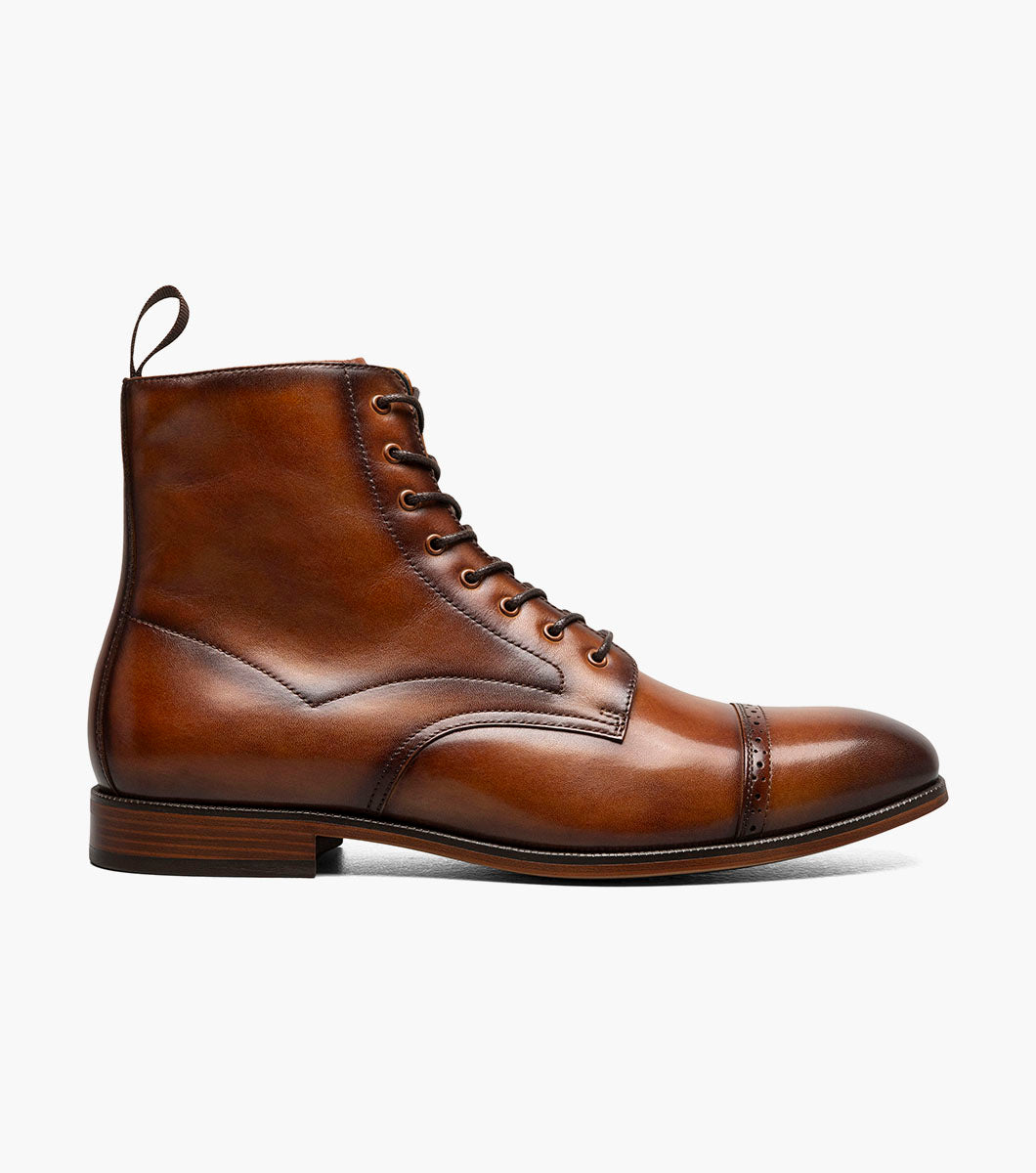 Stacy Adams Henry Cap Toe Lace Up Boot by Stacy Adams Shoes - 7