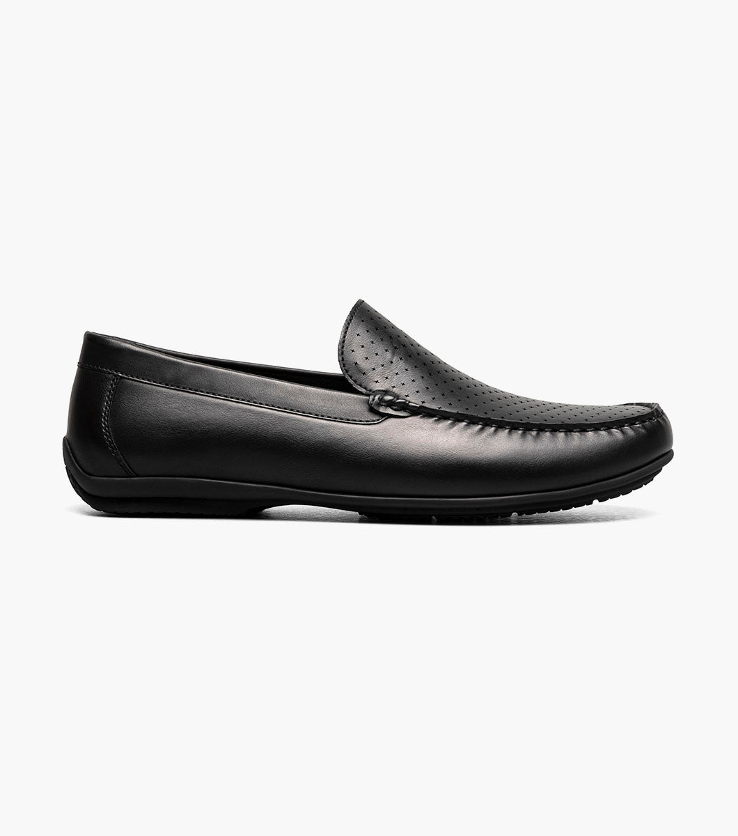 Stacy Adams Conroy Moc Toe Perf Slip On by Stacy Adams Shoes - 7