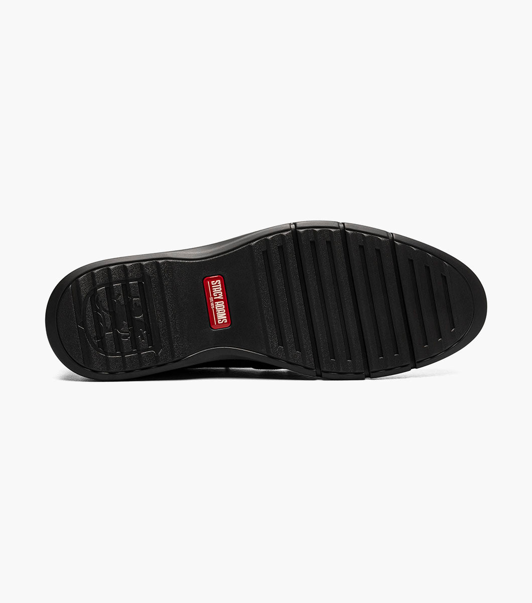 Stacy Adams Spyre Plain Toe Elastic Lace Up by Stacy Adams Shoes - 8