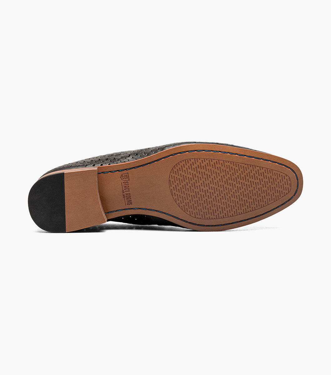 Stacy Adams Winden Moc Toe Perf Slip On by Stacy Adams Shoes - 7.5
