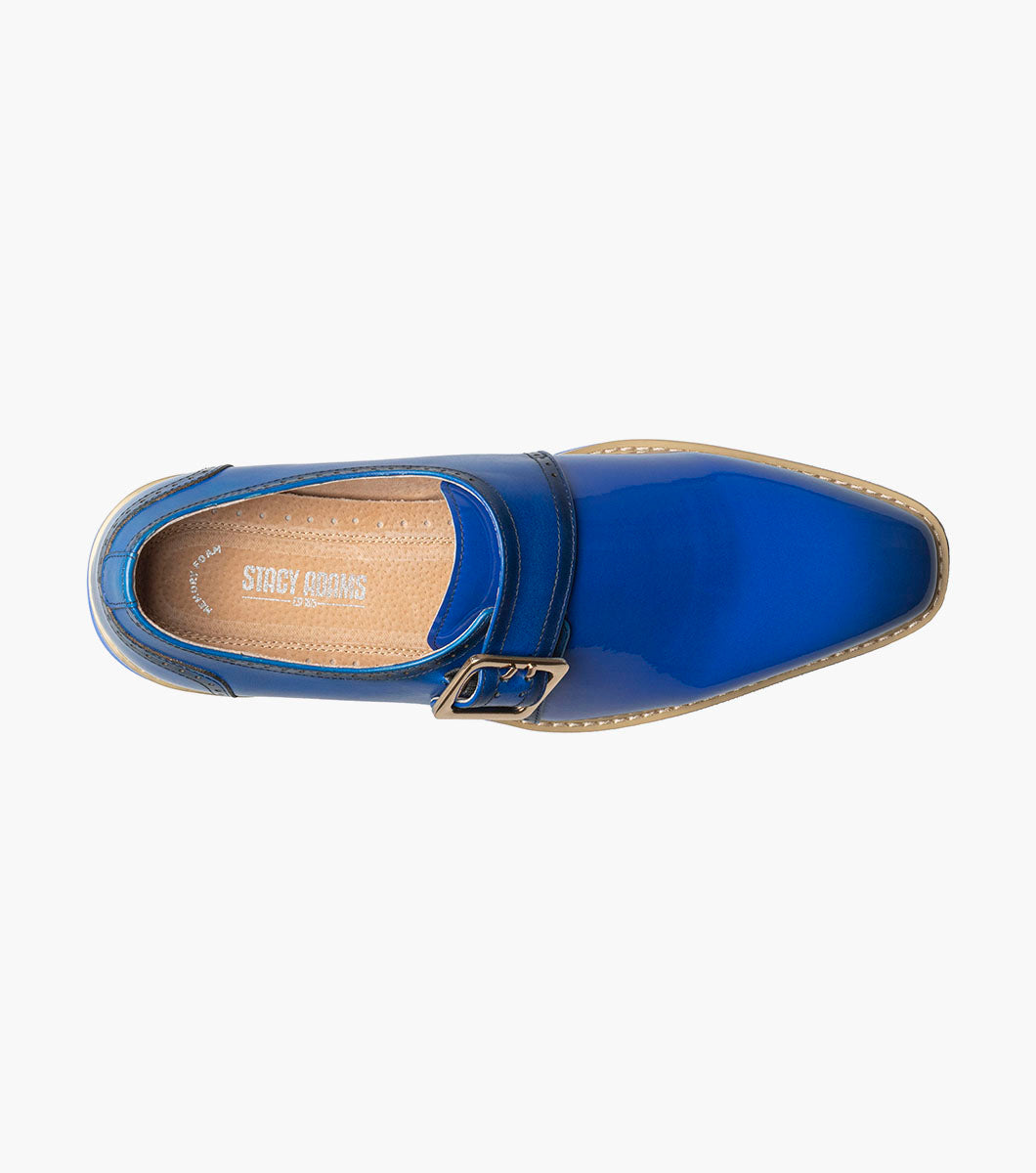 Stacy Adams Bartram Plain Toe Monk Strap by Stacy Adams Shoes - 7