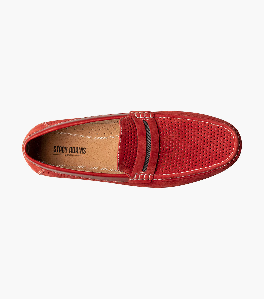 Stacy Adams Corby Moc Toe Saddle Slip On by Stacy Adams Shoes - 7