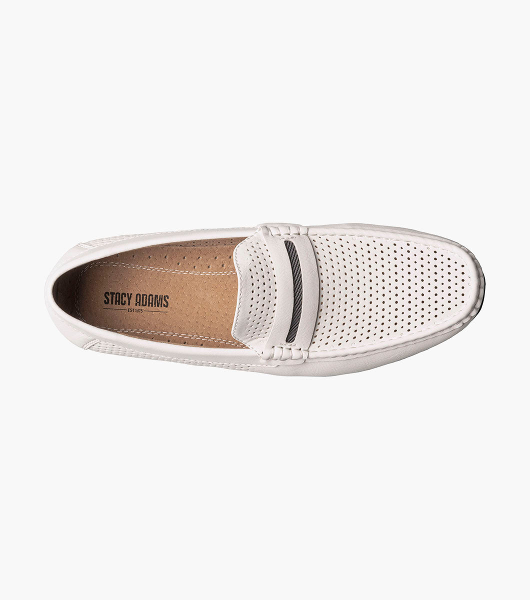 Stacy Adams Corby Moc Toe Saddle Slip On by Stacy Adams Shoes - 7