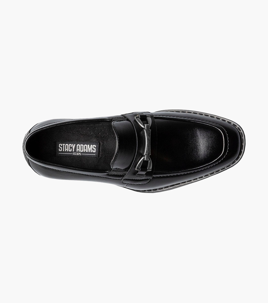 Stacy Adams Kids Kaylor Moc Toe Bit Slip On by Stacy Adams Shoes - 11