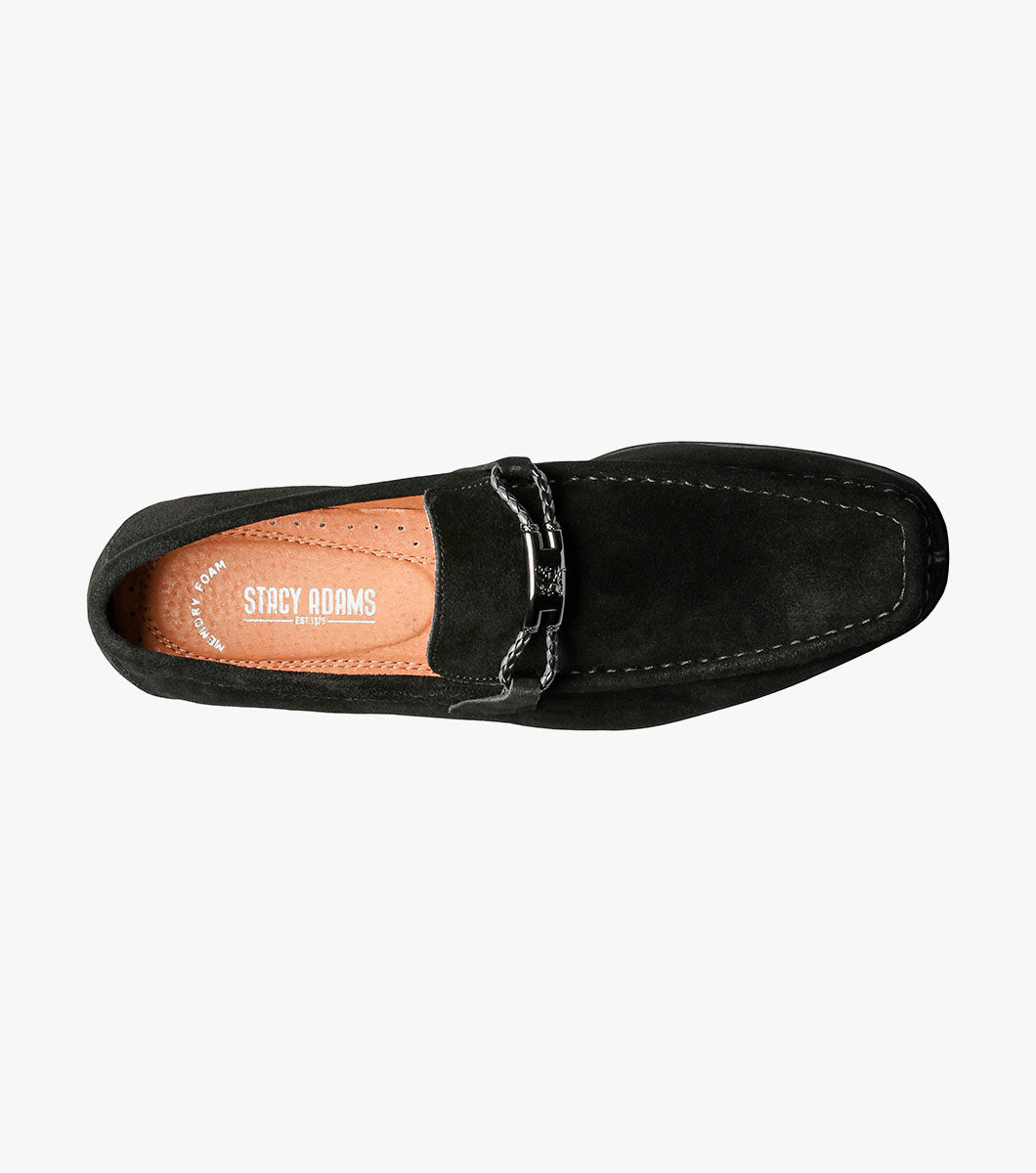 Stacy Adams Neville Moc Toe Bit Slip On by Stacy Adams Shoes - 7