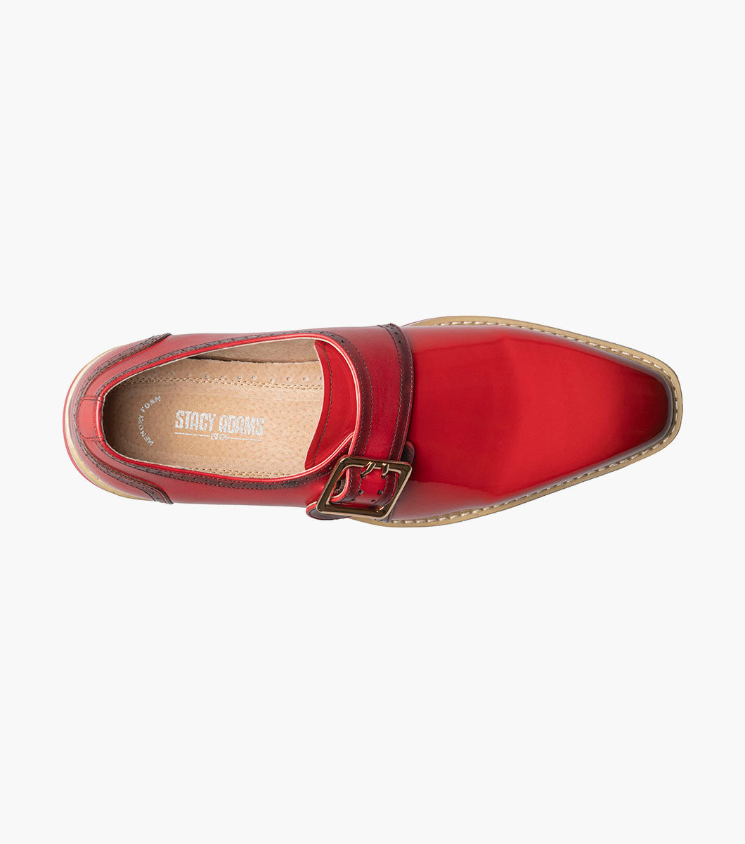 Stacy Adams Bartram Plain Toe Monk Strap by Stacy Adams Shoes - 7