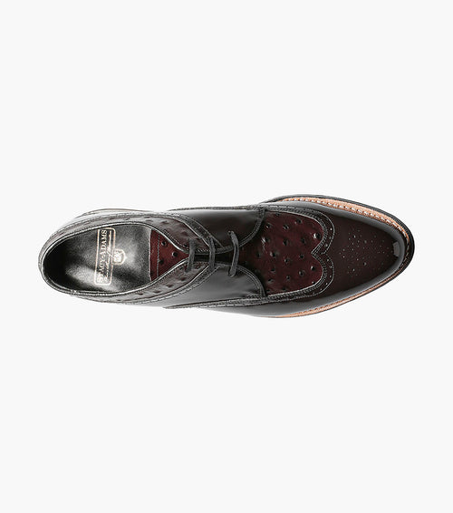 Stacy Adams Dayton Ostrich Wingtip Oxford by Stacy Adams Shoes