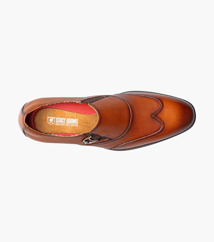 Stacy Adams Lockwood Wingtip Ornament Slip On by Stacy Adams Shoes