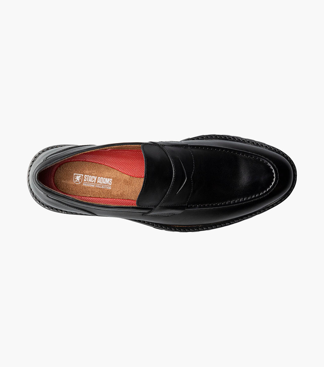 Stacy Adams Hayes Moc Toe Penny Slip On by Stacy Adams Shoes - 9.5