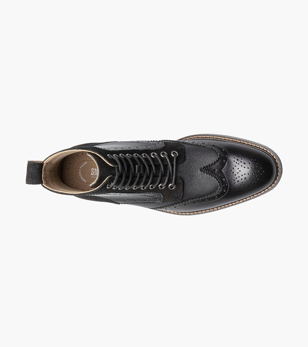 Stacy Adams Finnegan Wingtip Lace Up Boot by Stacy Adams Shoes - 14