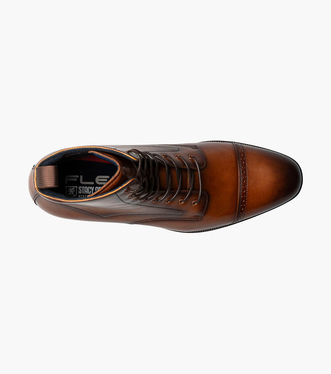 Stacy Adams Henry Cap Toe Lace Up Boot by Stacy Adams Shoes - 7