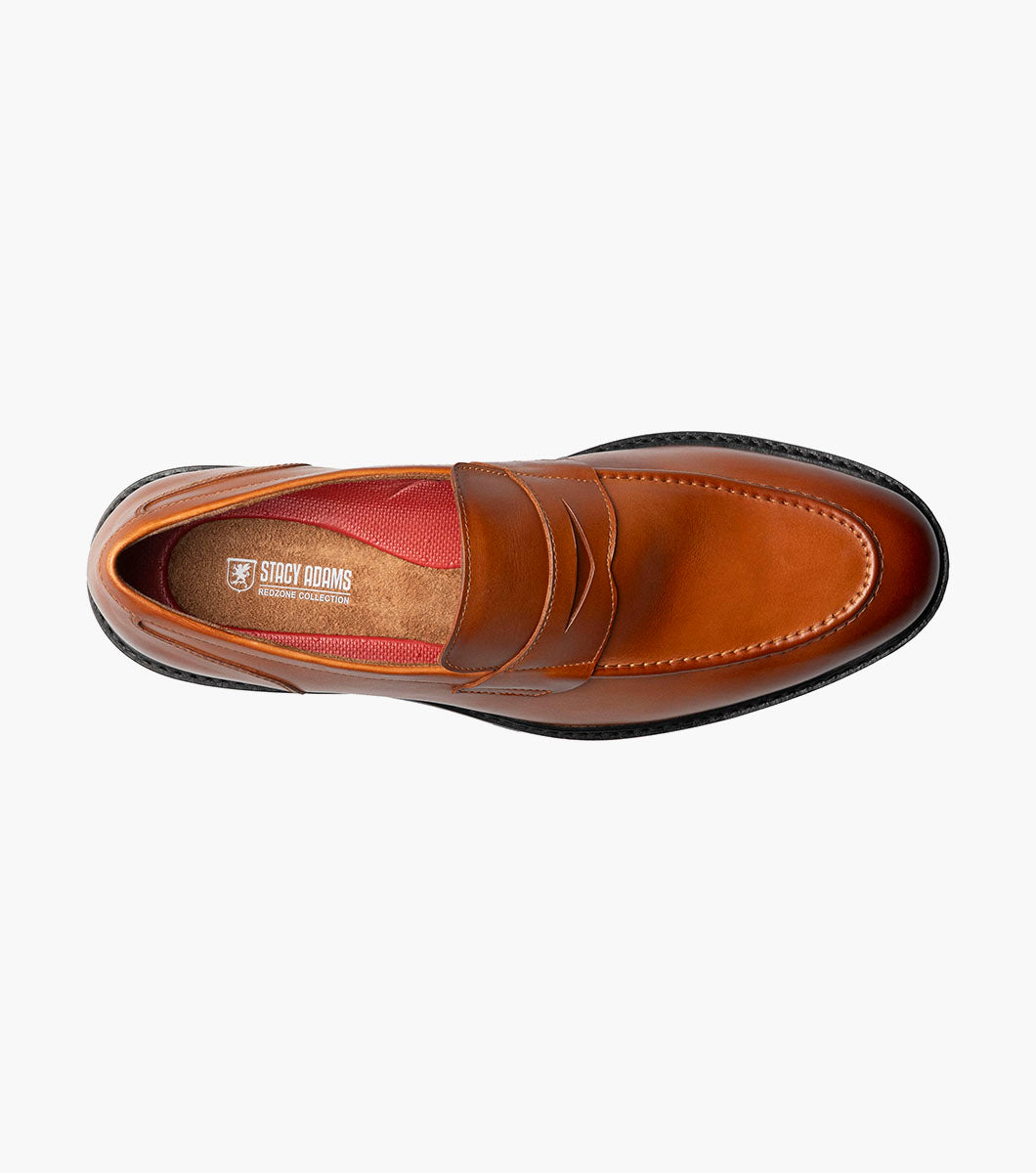 Stacy Adams Hayes Moc Toe Penny Slip On by Stacy Adams Shoes - 9.5