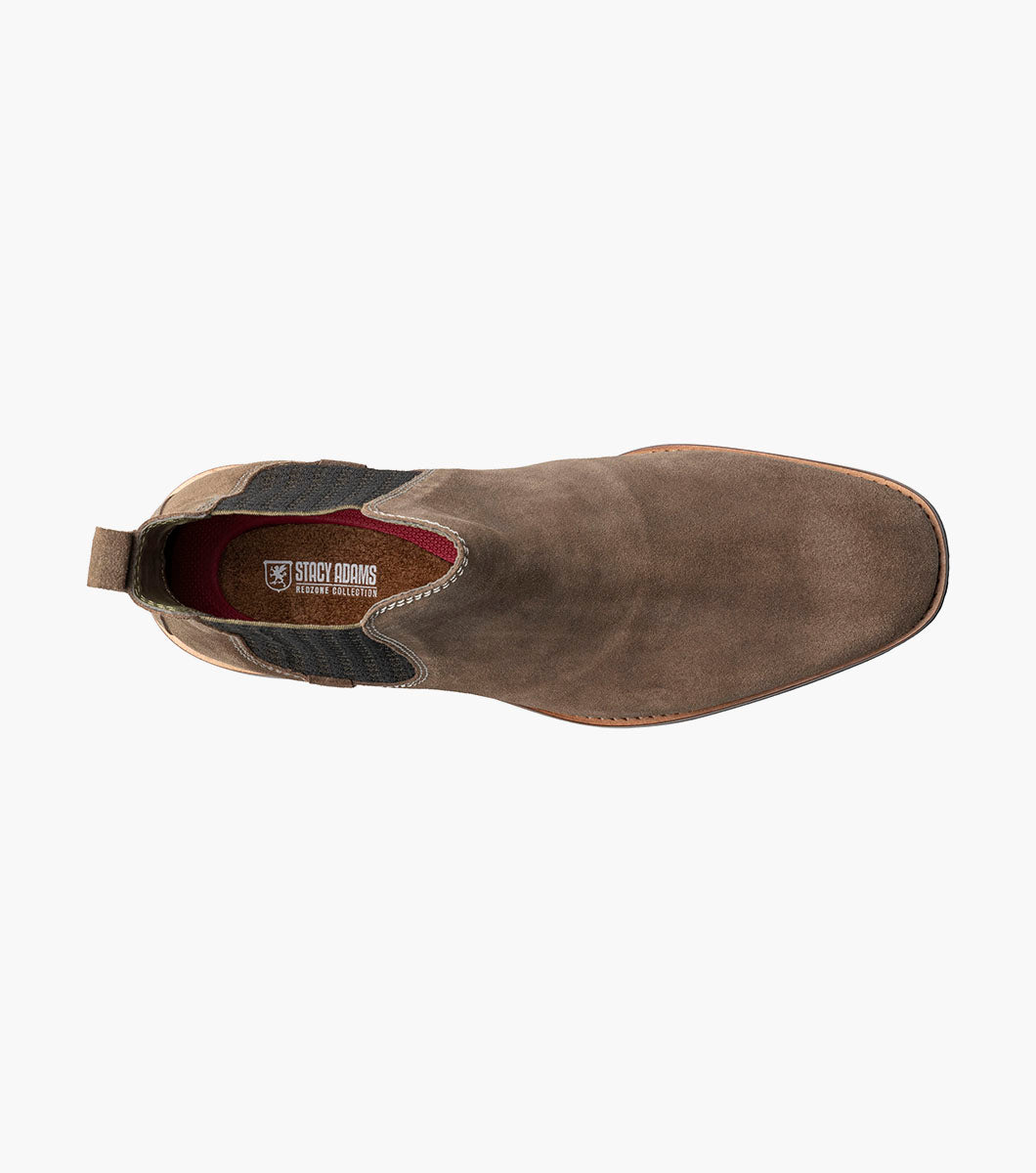 Stacy Adams Gabriel Plain Toe Chelsea Boot by Stacy Adams Shoes - 7
