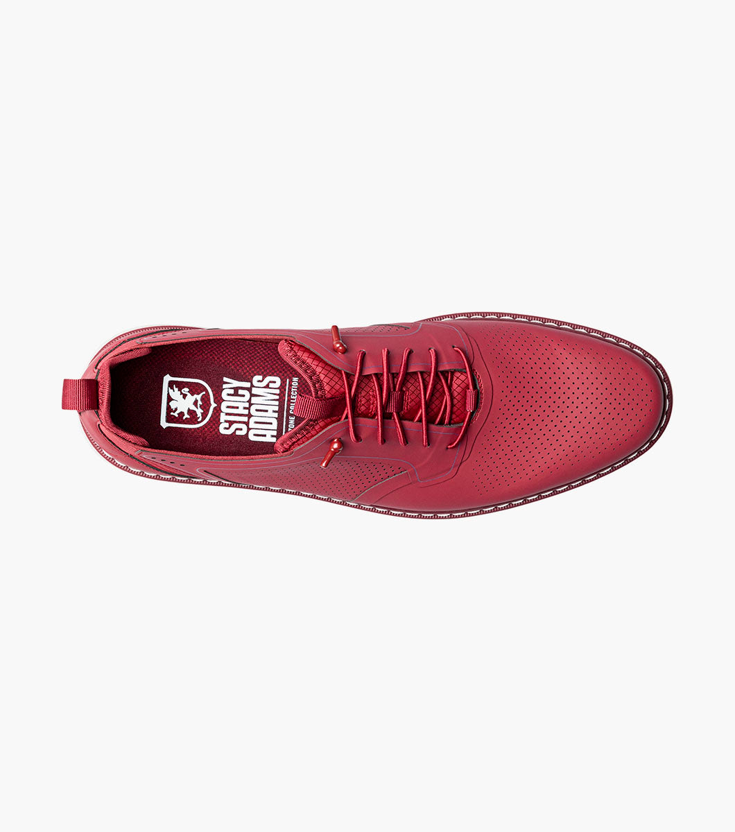 Stacy Adams Synchro Plain Toe Elastic Lace Up by Stacy Adams Shoes - 7
