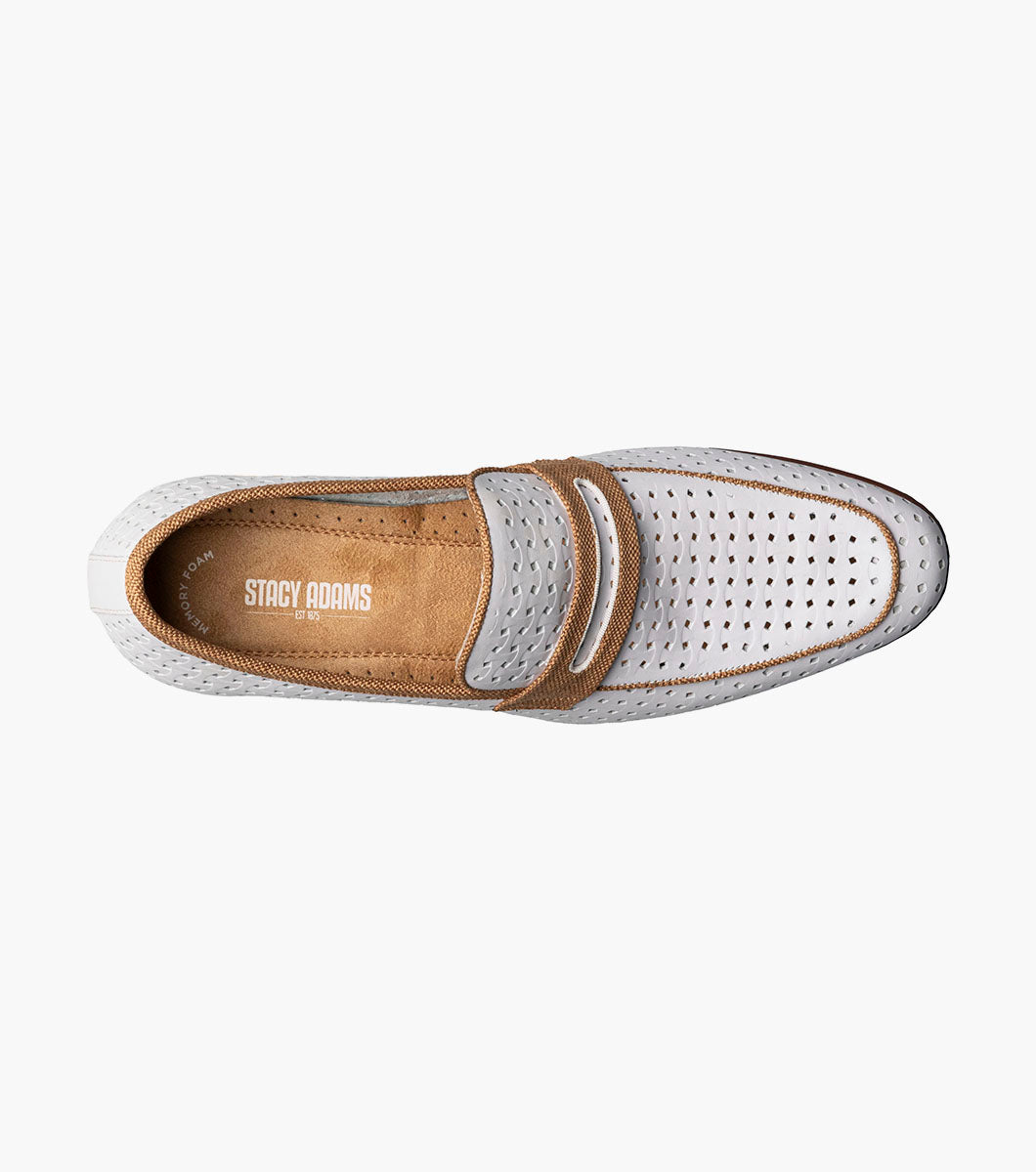 Stacy Adams Winstead Moc Toe Saddle Slip On by Stacy Adams Shoes - 7